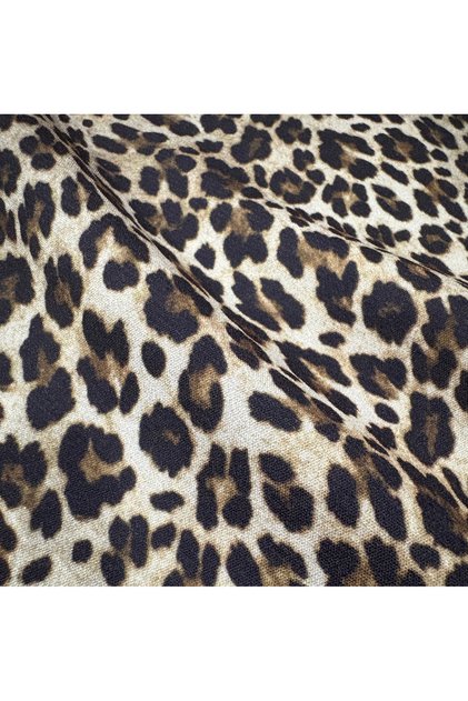 Leopard Dress Fabric, Skirt Fabric, Metered Dumbbell Fabric, 140X100 cm