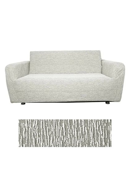 Jacar Tree Bark Pattern Fabric 2-Person Sofa Cover Seat Cover Elastic Stretchy Quality