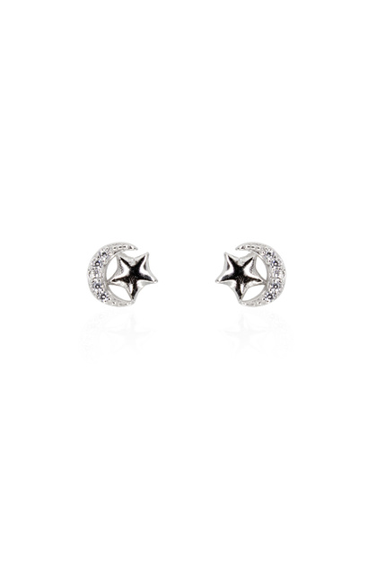 Cercei Moon and Star argint 925