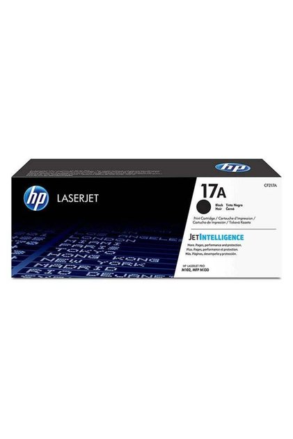 خرطوشة حبر ليزر جيت أصلية CF217A سوداء 17A
