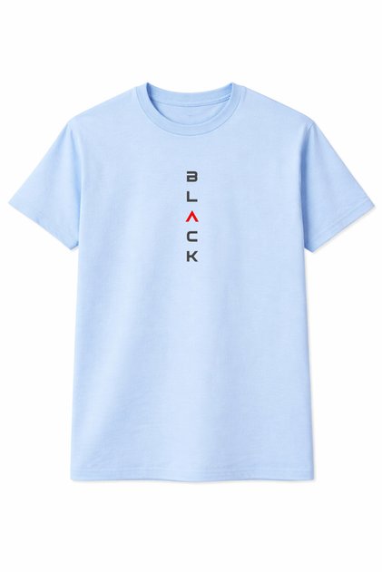 Black Oversized Printed Men's T-Shirt 100% Cotton Unisex Street Style Summer T-Shirt