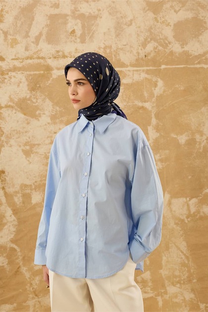 وشاح بنمط النقاط قطن