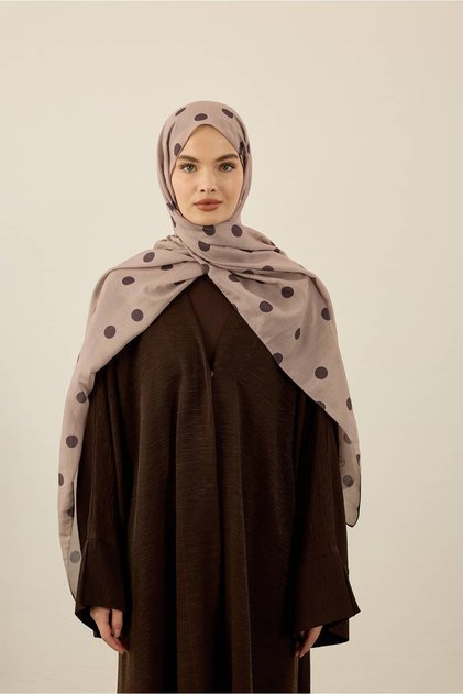 شال لينا بنمط البولكا دوت