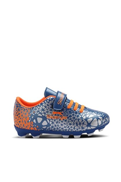 Slazenger CULTURAL KR Unisex Çocuk Krampon Saks Mavi Futbol