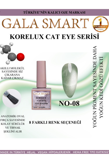 Korean Cat Eyes Serisi 10 ml no:08