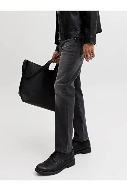 Jack & Jones Jjımıke Fox I.K Sq 426 Noos Siyah Erkek Jean Pantolon