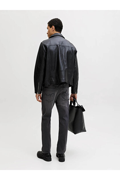 Jack & Jones Jjımıke Fox I.K Sq 426 Noos Siyah Erkek Jean Pantolon