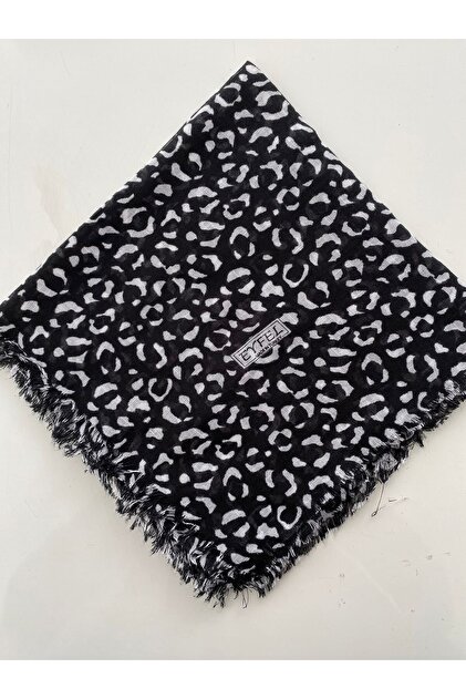 White&Black Patterned Cheesecloth Writing