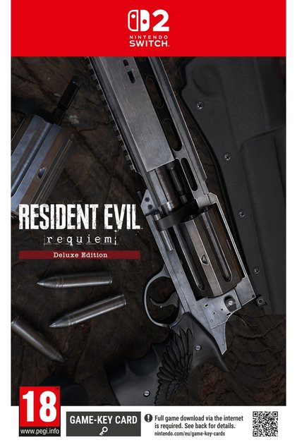 Resident Evil Requiem Delux Edition Switch 2 Game Card Key