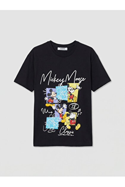 Tospikten Mickey Mouse Tasarımlı Tshirt 043, Unisex Premium
