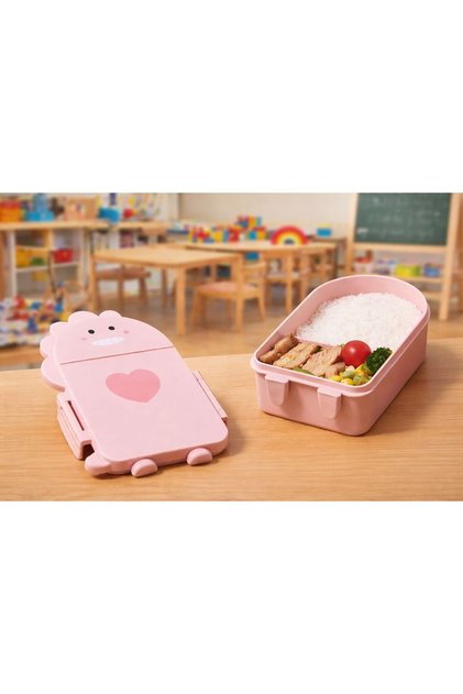 Детска кутия за обяд - Кутия за храна с отделения, 19.5x13.5x6.5 см, Кутия за обяд за училище/детска градина