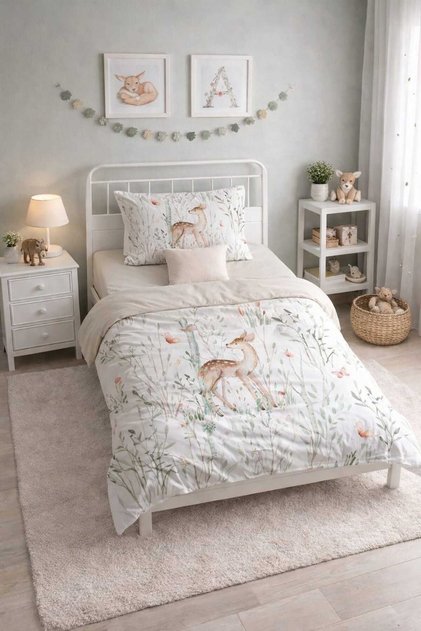 100% Cotton Sleepy Land 100X150 cm Baby Duvet Cover Set