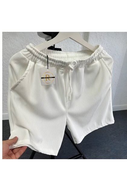 Yeni Sezon Slim Fit Yazlık Fitilli Ottoman Kumaş Şort