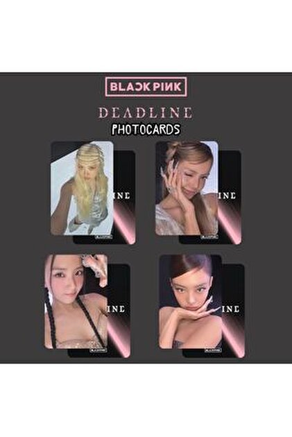 Kpop Dünyasi BLACKPINK '' Jump '' Çift Yön Baskılı Lomo Card Seti