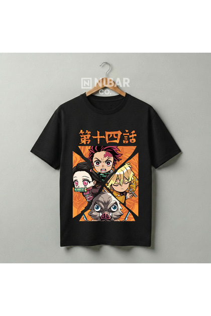 Demon Slayer Anime Character Printed High Quality Cotton T-Shirts