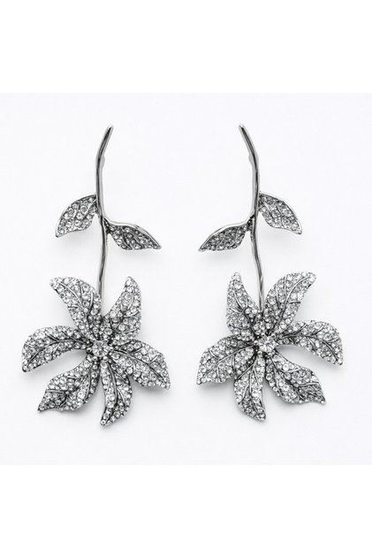Vintage Flower Branch Earrings