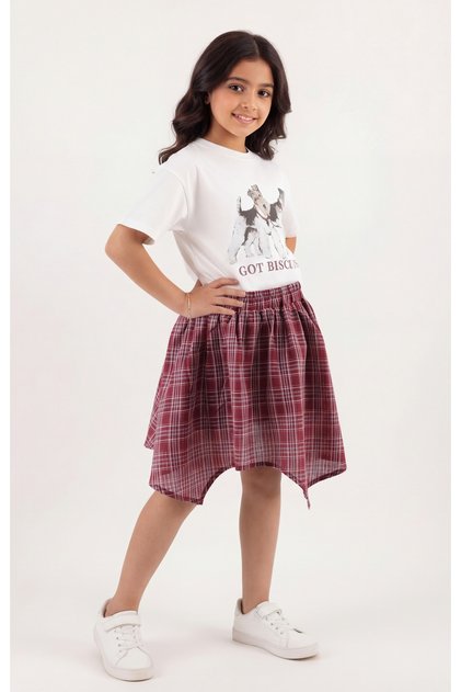 Trendy 2 in 1 Set Dress For Girls