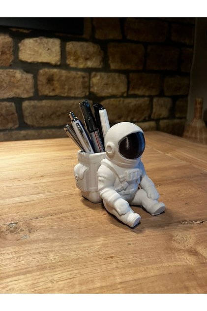Astronot Kalemlik Ve Masaüstü Dekoru