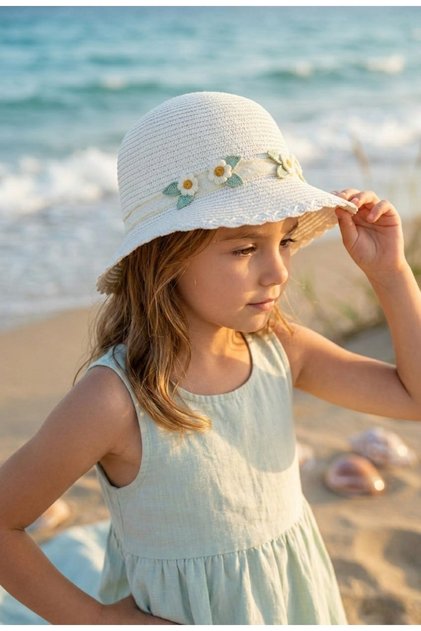 Mini Elegance Straw Hat 4-8 Years