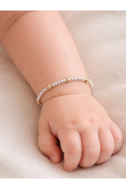 Elegant Pearl Bead Model Baby Girl Bracelet