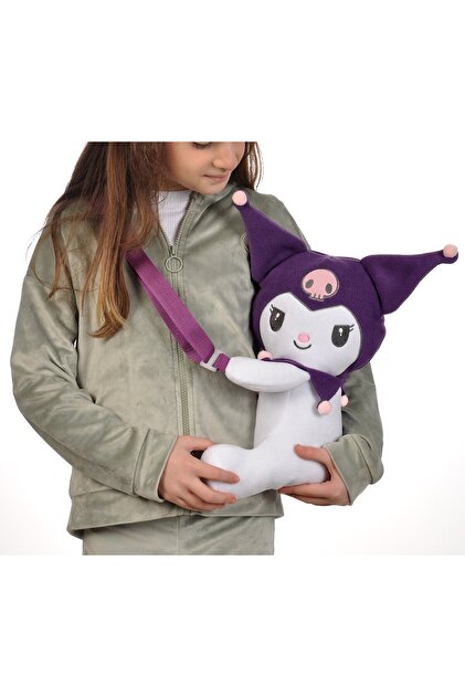 toysme Kuromi-My Melody Çanta – Yumuşak Fermuarlı Omuz Çantası