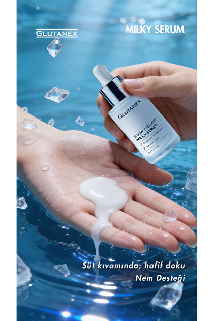 GLUTANEX Glow Therapy Milky Serum 30 ml – Glutatyon NMN NAD+ Traneksamik Asit İçeren Aydınlatıcı Serum - Fiyatı, Yorumları