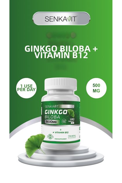 180 Tablets Containing Ginko Biloba and B12