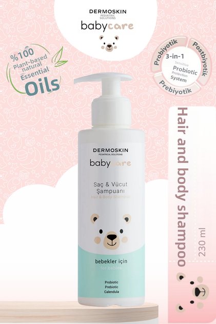 Herbal Baby Hair and Body Shampoo | Probiotic Protection System 230 ml