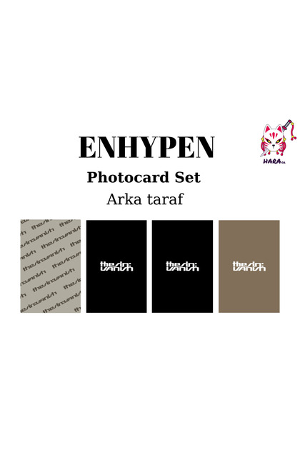Hara Company Enhypen The Sin: Vanish Albüm Sunghoon Photocard Seti