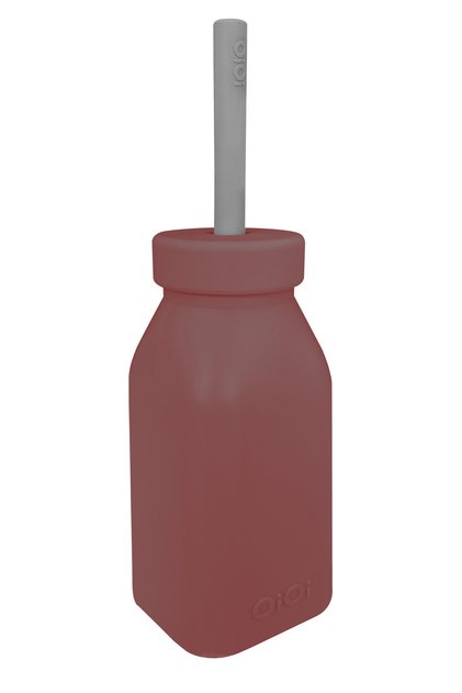 Bottle + Straw - Velvet Rose / Powder Gray