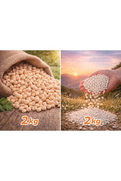 Fasulye 2 Kg Nohut 2 Kg ( Köy Mahsulu ) (KATKISIZ, DOĞAL)