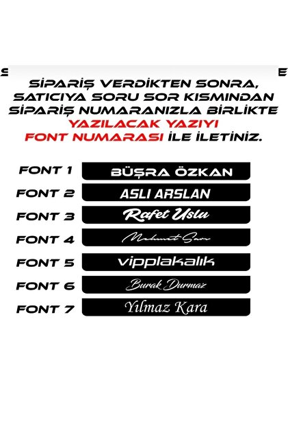 VİPPLAKALIK PLEKSİ MARKALAMA ARAÇ PLAKALIĞI 2 ADET - Fiyatı, Yorumları