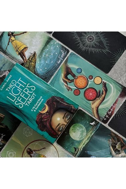 Set de Tarot Light Seer - 78 de cărți cu ghid EN pentru începători și experți