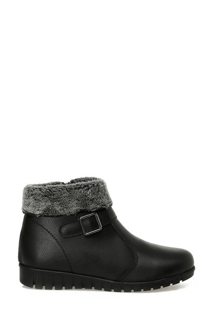 165124.Z5Pr Black Women's Flat Boots