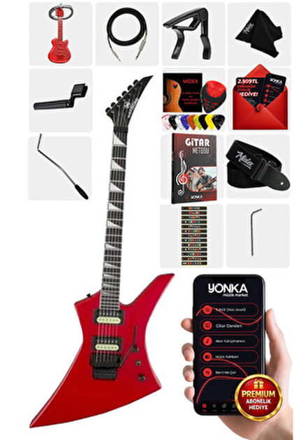 Maxword DG-34RD-50AMP Kelly Kasa Floyde Rose 2x Zebra HH Manyetik