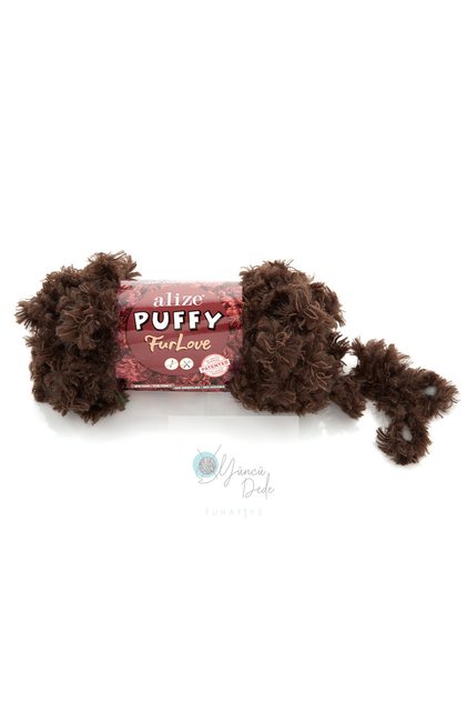 (5 komada) PUFFY FURLOVE 493 Ručno pletena pređa sa strukturom krzna Puffy