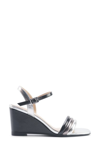 Jorge 5Fx Gray Women's Wedge Heel Sandals