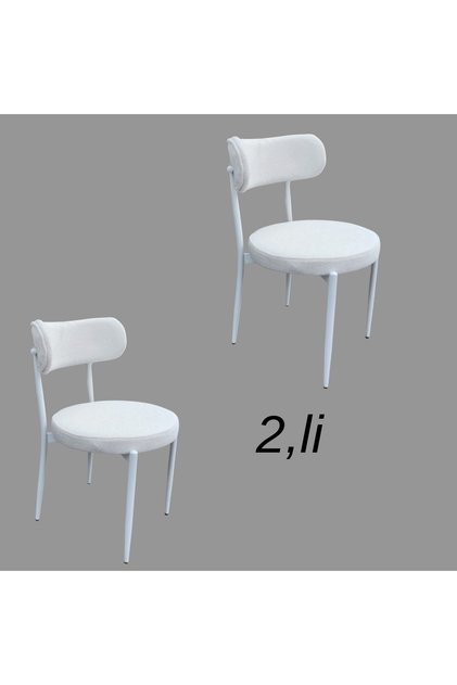 1 ADET ELİSA MUTFAK BALKON SALON SANDALYESİ TEDY KUMAŞ