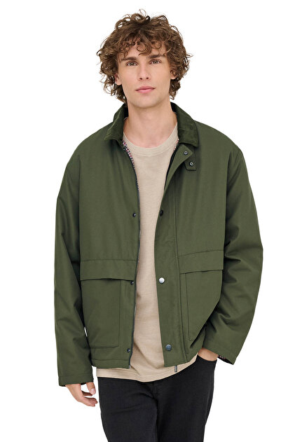 Only & Sons ONSKOSMO PADDED JACKET OT Haki Erkek Ceket - Fiyatı