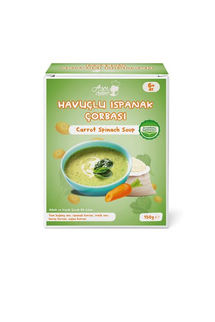 Havuçlu Ispanak Çorbası - 6+ Ay - 150g