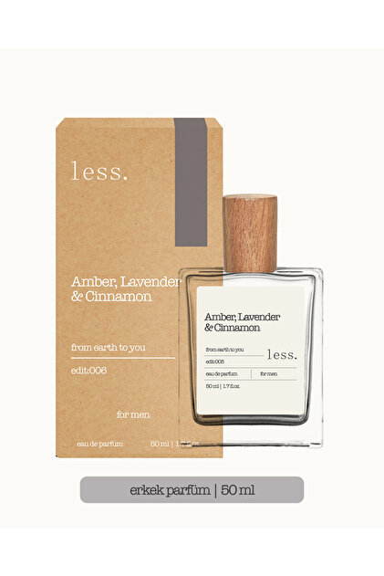 Less Sürdürülebilir Yaşam Gereçleri Amber, Lavender & Cinnamon