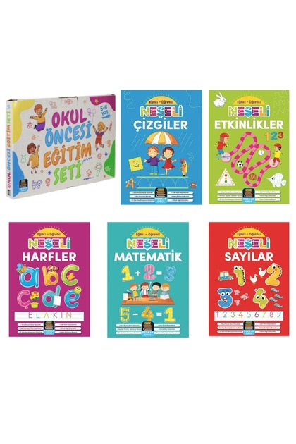 Beyaz Balina Yayınları Okul Öncesi Neşeli Eğitici Öğretici