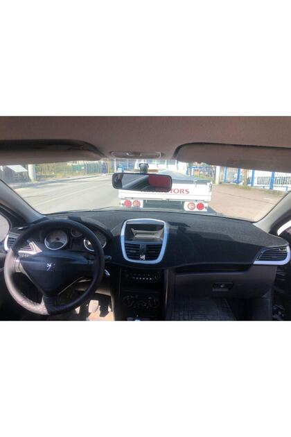 Peugeot 207 Torpedo Protection Carpet Suitable for 2007-2012 Models Black Edge Color Blue