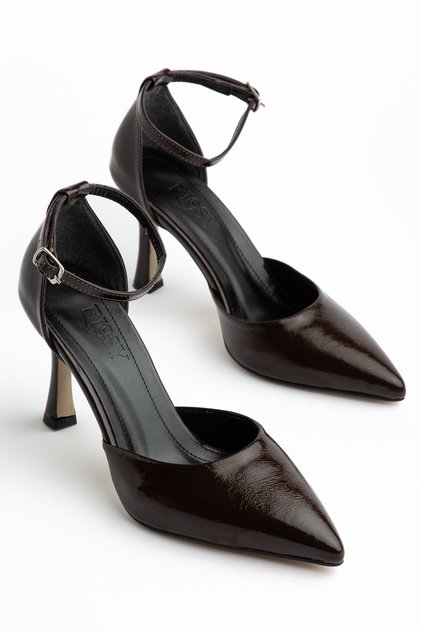 Cuup Brown Thin Heel Shoes