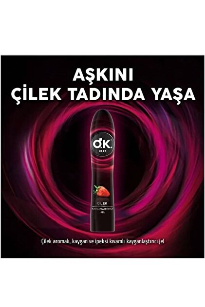 Okey Nirivana Hot+Çilekli Kayganlaştırıcı 2'li Jel Set 200 ml+