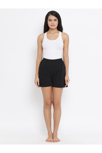 Boxer Shorts in Black - Cotton Rich