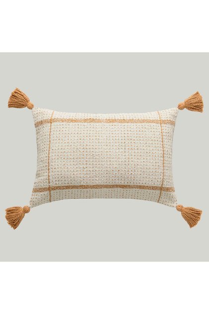 Coze Throw Pillow Cover 40X60 cm Mustard