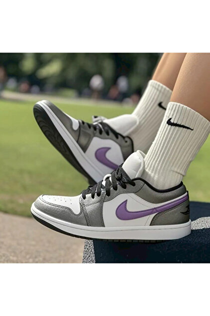 Nike Air Jordan 1 Low SE 'Metallic Purple' (Dar Kalıptır 1 Beden