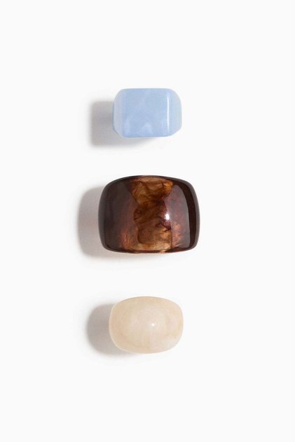 3-pack chunky rings