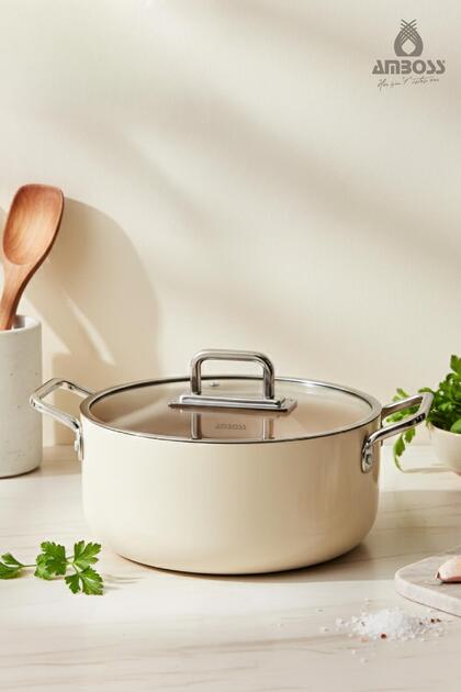 Sera Nova Natural Ceramic Deep Pot 20 cm 2.8 Liters - Latte